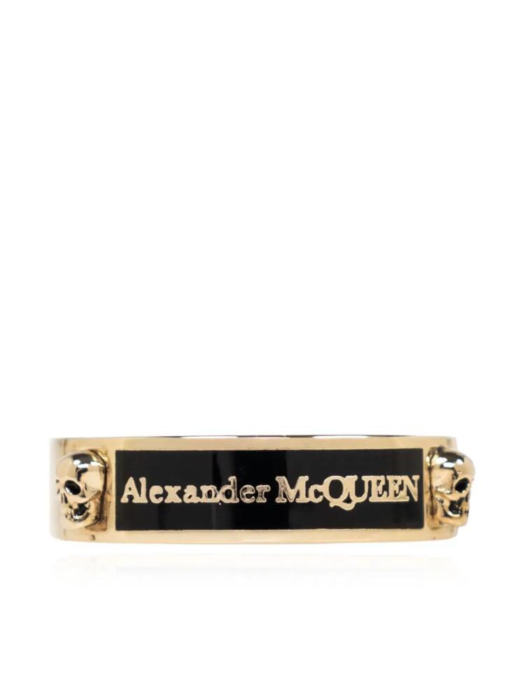 Alexander McQueen Skull ring - Gold Cover