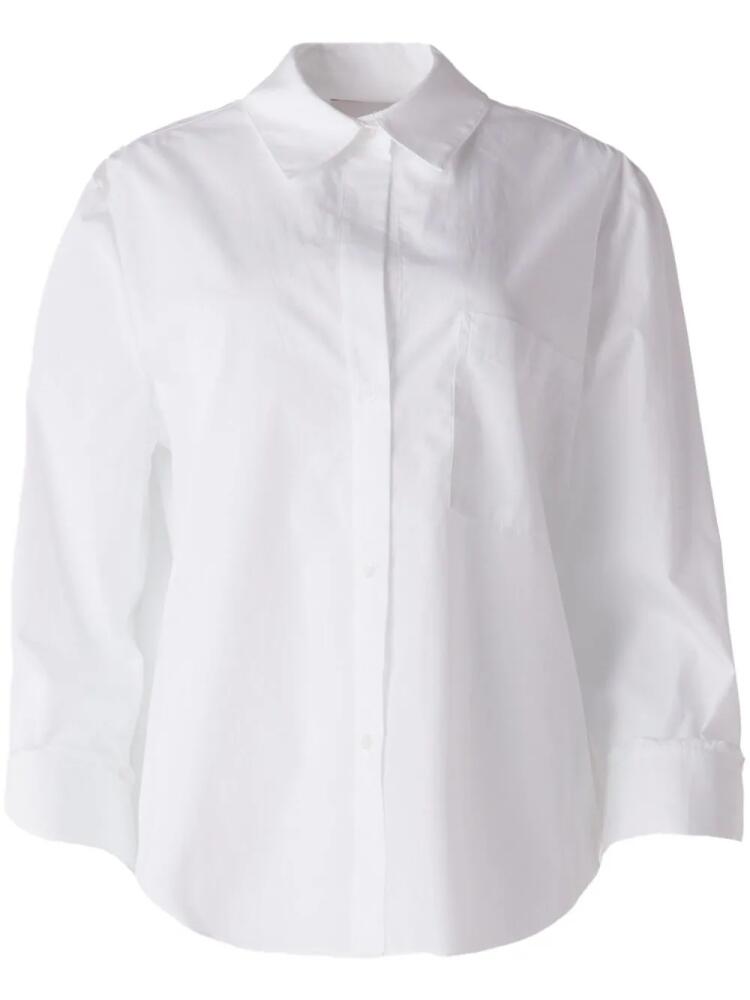 TWP New Morning After cotton shirt - White Cover