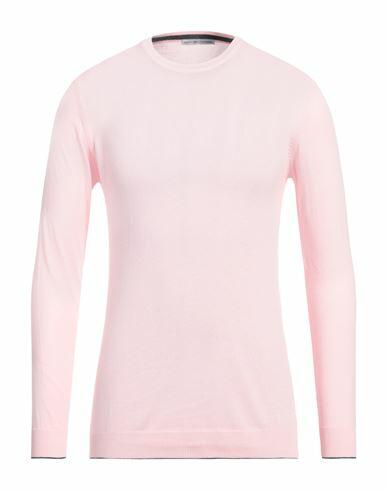 Grey Daniele Alessandrini Man Sweater Pink Cotton Cover