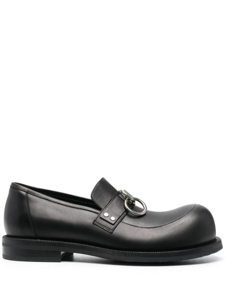 Martine Rose bulb-toe ring loafers - Black Cover