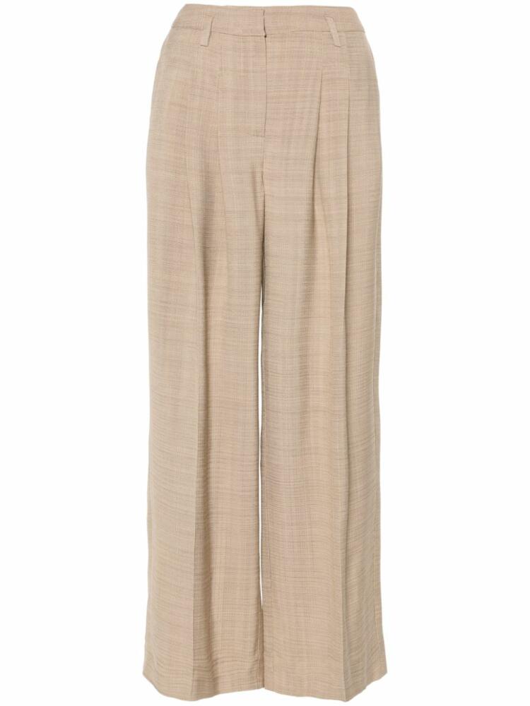 HERSKIND Lotus wide-leg trousers - Neutrals Cover