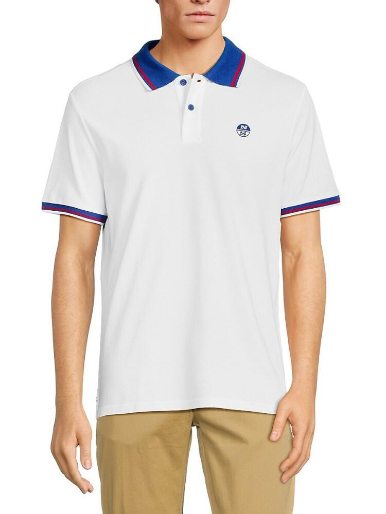 North Sails Men's Logo Polo - White Cover