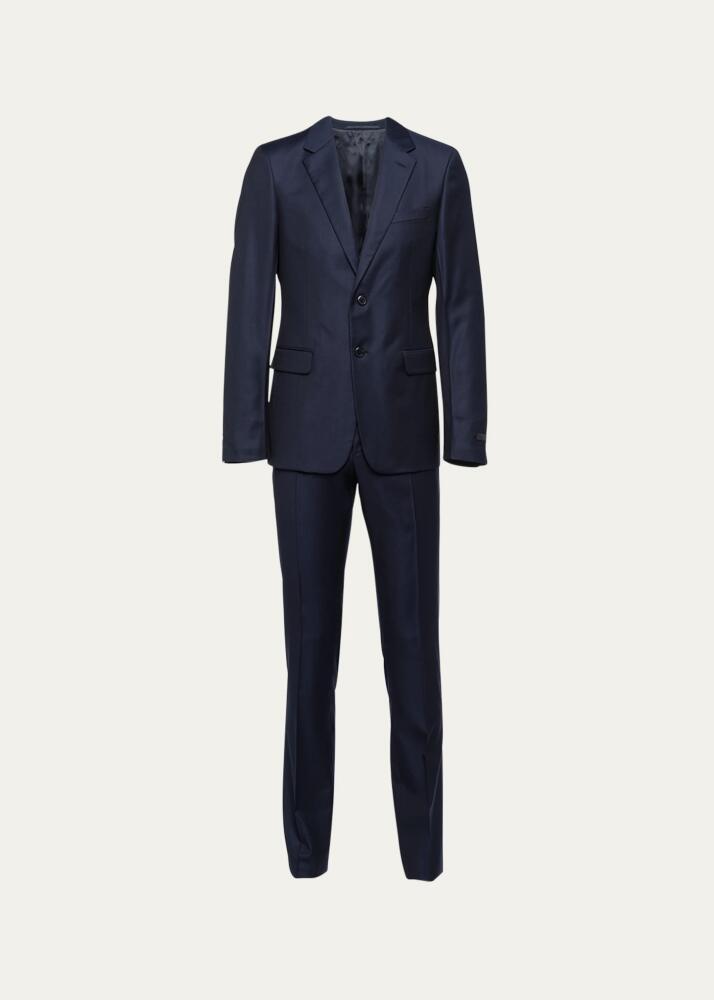 Prada Men's Solid Wool-Blend Suit Cover