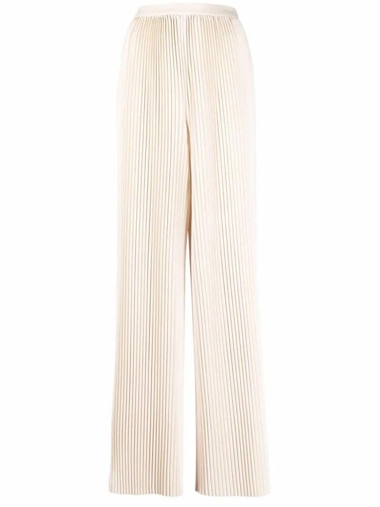 Fabiana Filippi plissé-detail straight trousers - Neutrals Cover