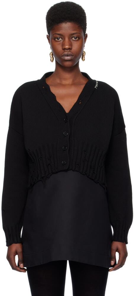 Marni Black Disheveled Cardigan Cover