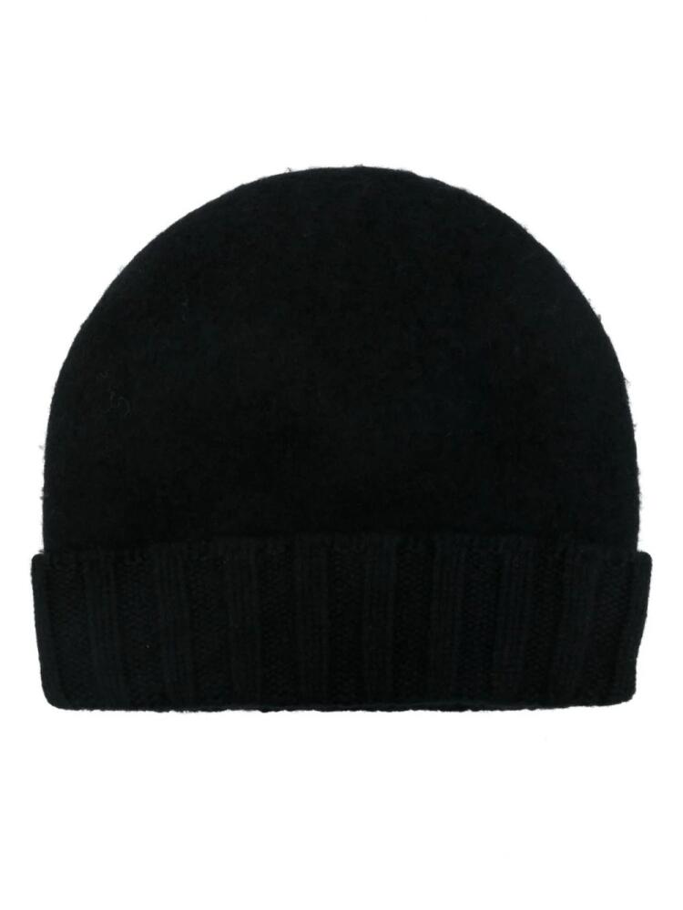 Drumohr wool beanie - Black Cover