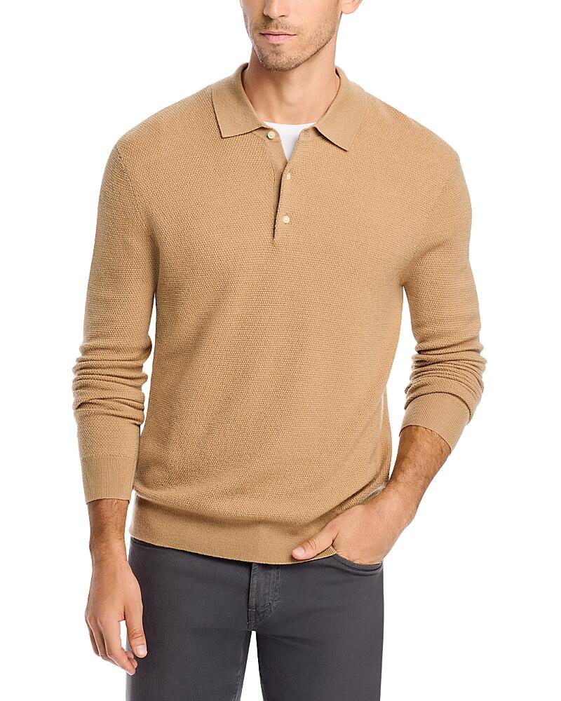 The Men's Store at Bloomingdale's Merino Wool Textured Pique Polo Sweater - Exclusive Cover