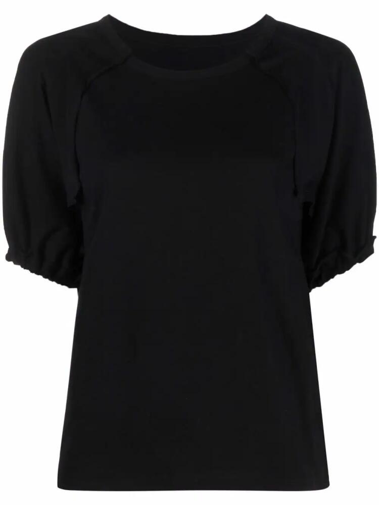 Yohji Yamamoto puff-sleeve T-shirt - Black Cover