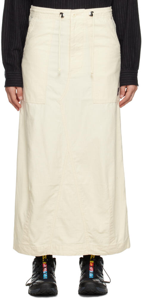 NEEDLES Off-White String Fatigue Midi Skirt Cover