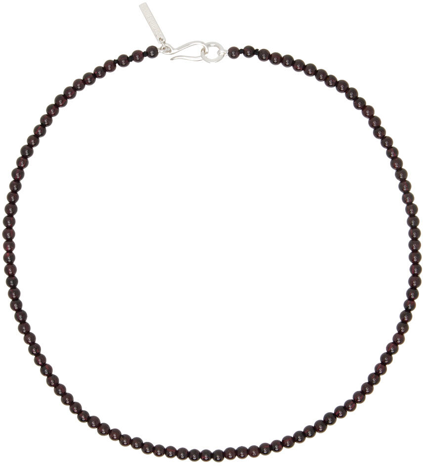 Sophie Buhai Brown Garnet Petite Boule Necklace Cover