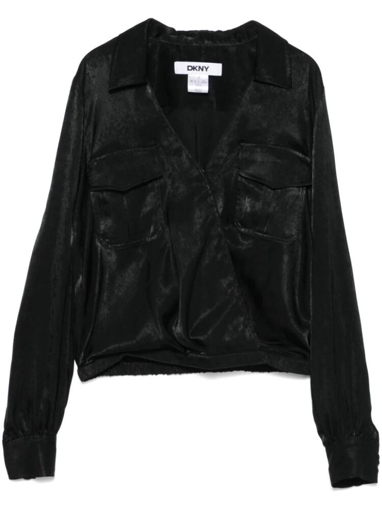 DKNY wrap shirt - Black Cover