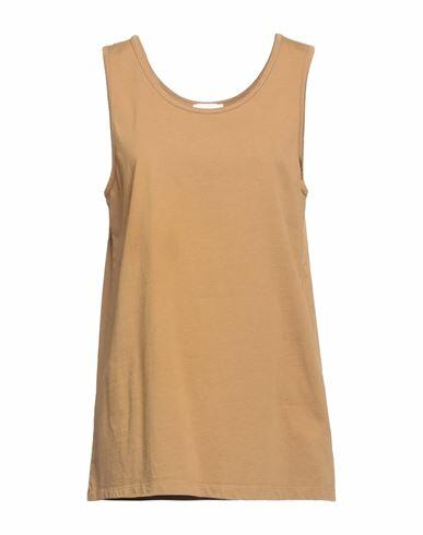 American Vintage Woman Tank top Camel Cotton Cover