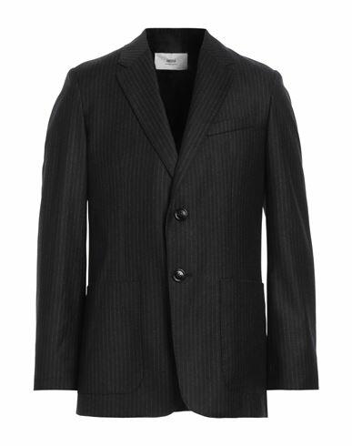 Ami Alexandre Mattiussi Man Blazer Steel grey Virgin Wool Cover