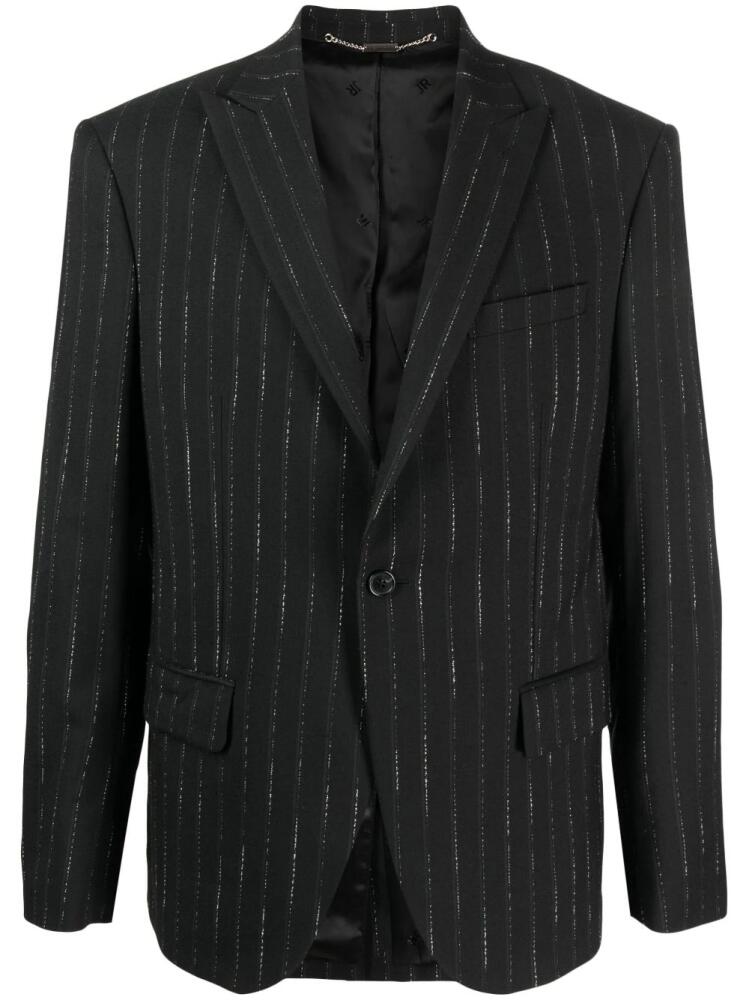 John Richmond Mimio pinstripe-pattern blazer - Black Cover