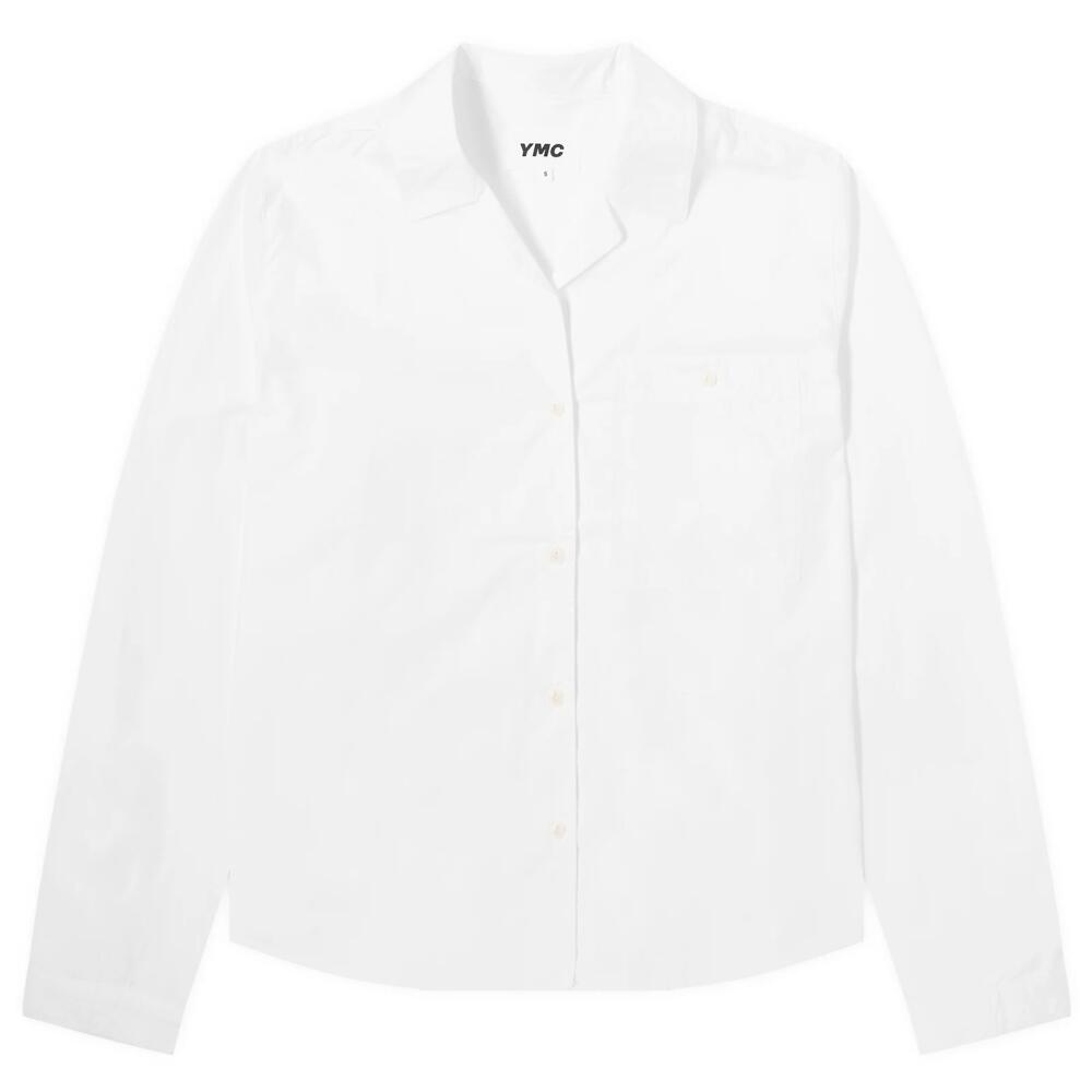 YMC Women's Annie Pleated Back Shirt in White Cover