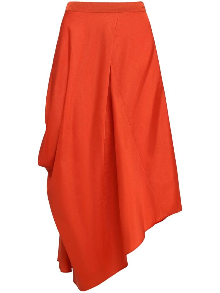 Uma | Raquel Davidowicz asymmetric midi skirt - Red Cover