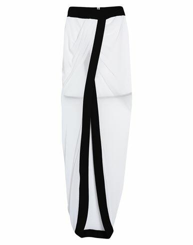 Balmain Woman Maxi skirt White Viscose, Polyamide, Elastane Cover