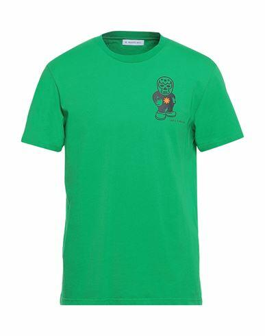 Manuel Ritz Man T-shirt Green Cotton Cover