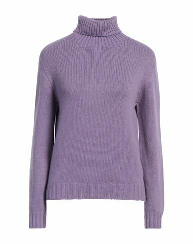 Aragona Woman Turtleneck Purple Cashmere Cover