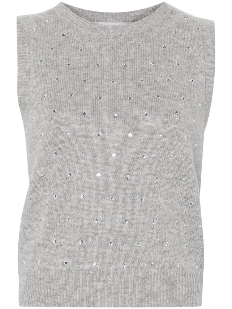 ERMANNO FIRENZE rhinestone-embellished sweater - Grey Cover