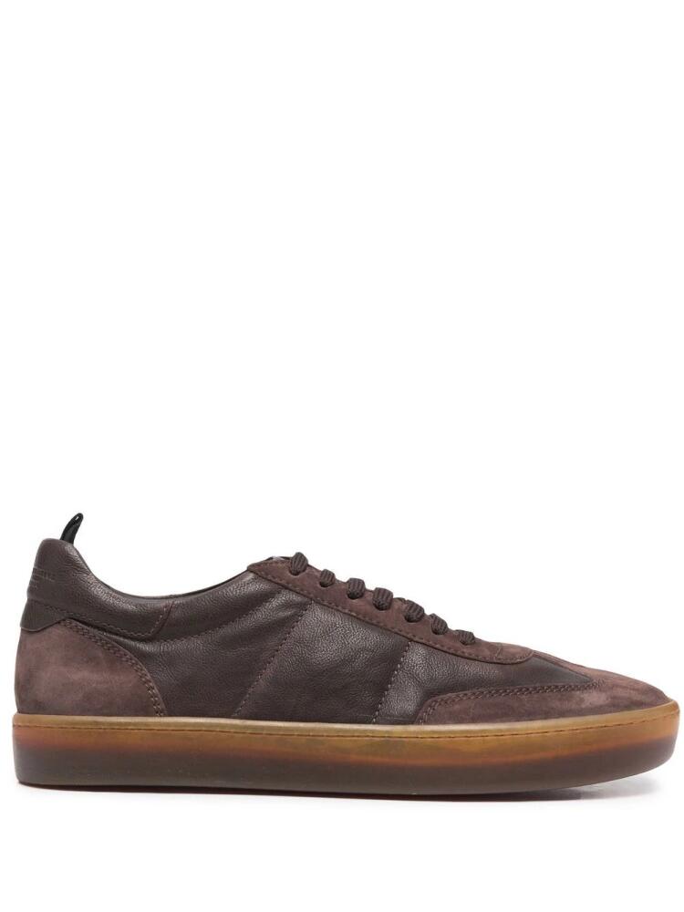 Officine Creative Kombined low-top sneakers - Brown Cover