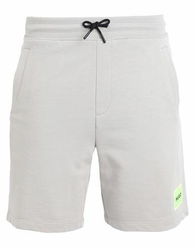 Hugo Man Shorts & Bermuda Shorts Dove grey Cotton Cover