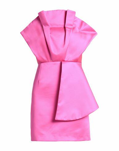 Cinqrue Woman Mini dress Fuchsia Polyester Cover