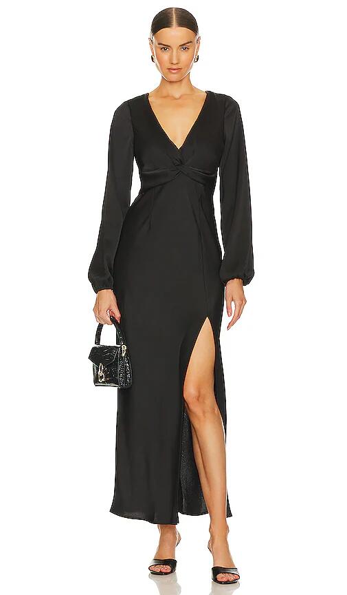 MINKPINK Willow Midi Dress in Black Cover