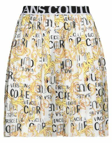 Versace Jeans Couture Woman Mini skirt White Polyester Cover