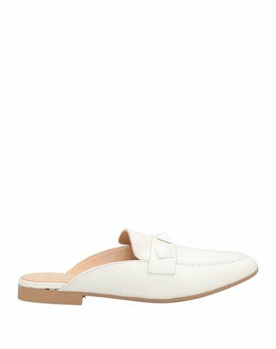 Formentini Woman Mules & Clogs White Soft Leather Cover