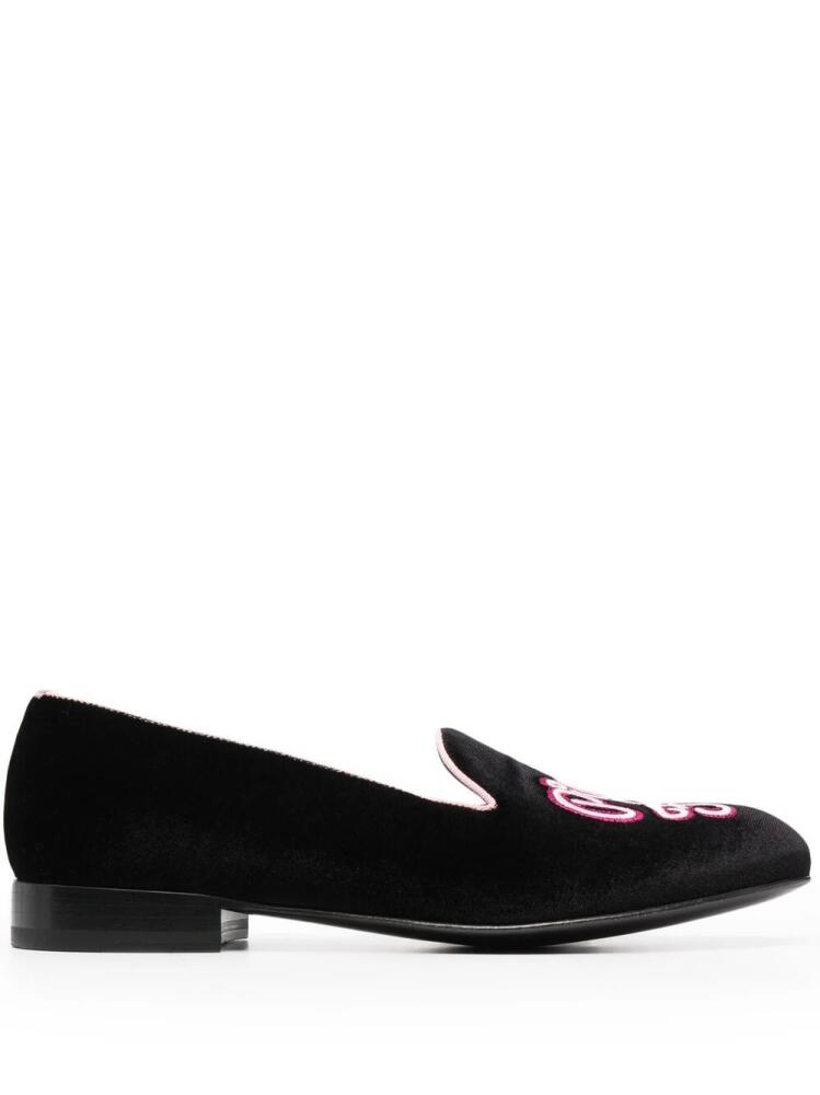 Scarosso Brian Atwood Nolita slippers - Black Cover