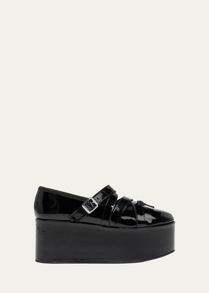 Noir Kei Ninomiya x Repetto Platform Patent Ballet Flats Cover