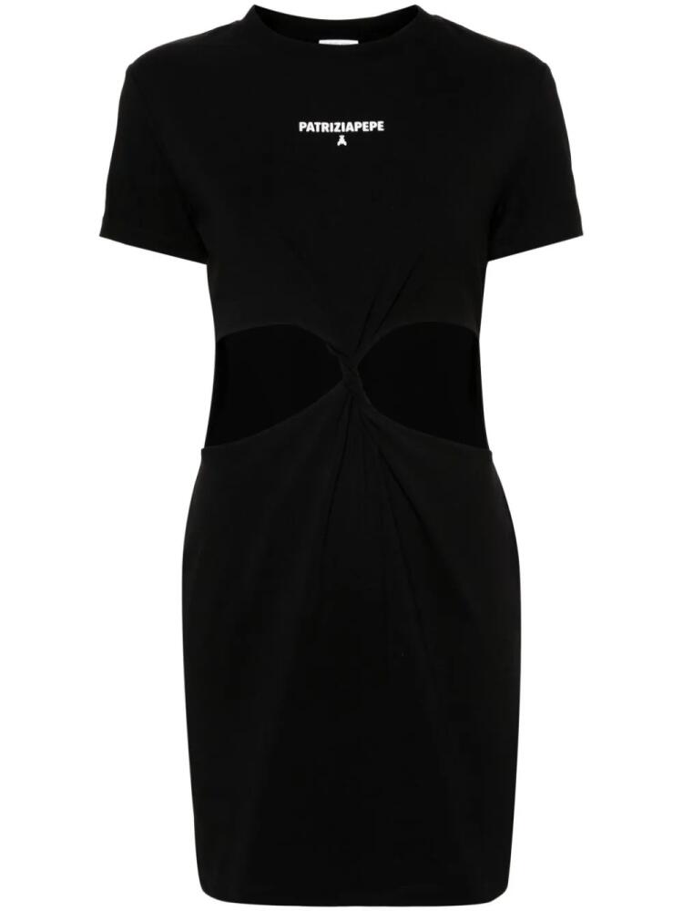 Patrizia Pepe cut-out T-shirt dress - Black Cover