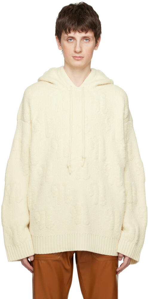 Nanushka Off-White Camal Hoodie Cover