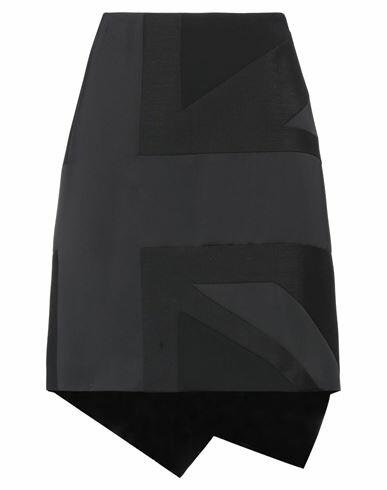 Burberry Woman Mini skirt Black Polyester, Mohair wool, Virgin Wool Cover