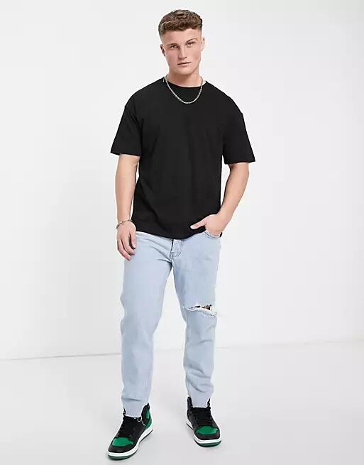 New Look oversized t-shirt in black Cover