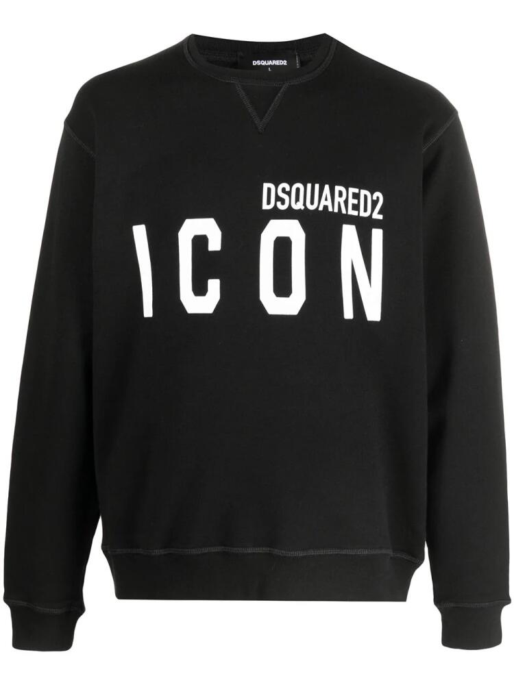 DSQUARED2 Icon crew neck sweatshirt - Black Cover