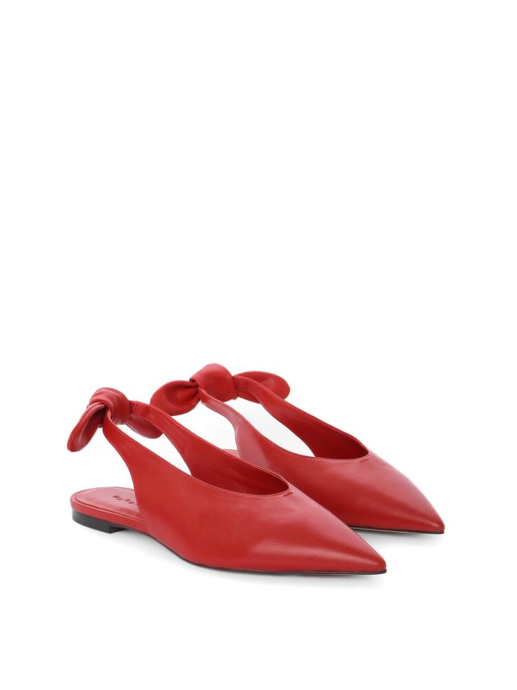 Maguire Ondina Slingback Flat in Cherry Red Cover