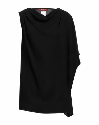 Max Mara Studio Woman Top Black Triacetate, Polyester Cover