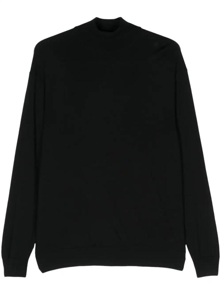 D4.0 wool sweater - Black Cover