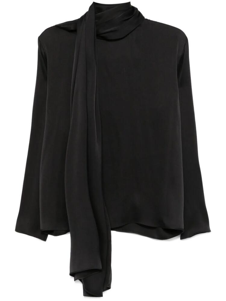 Magda Butrym satin blouse - Black Cover