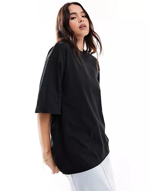 Object oversized t-shirt in black Cover