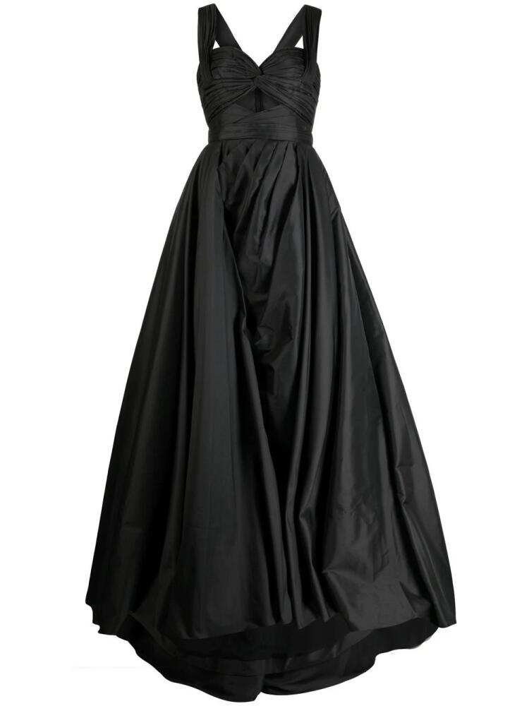 Zuhair Murad cut-out taffeta gown - Black Cover