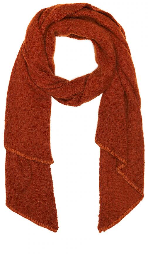 Free People Rangeley Recycled Scarf in Brick Cover