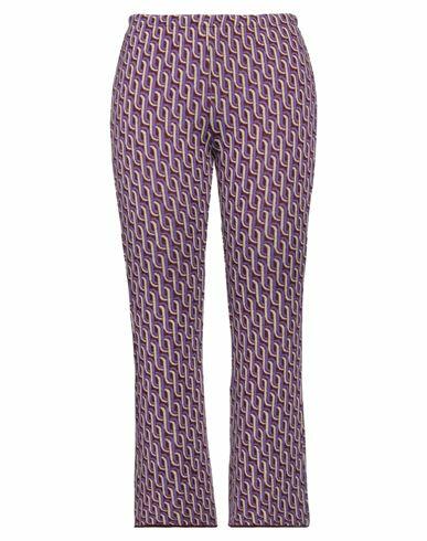 Siyu Woman Pants Deep purple Merino Wool Cover