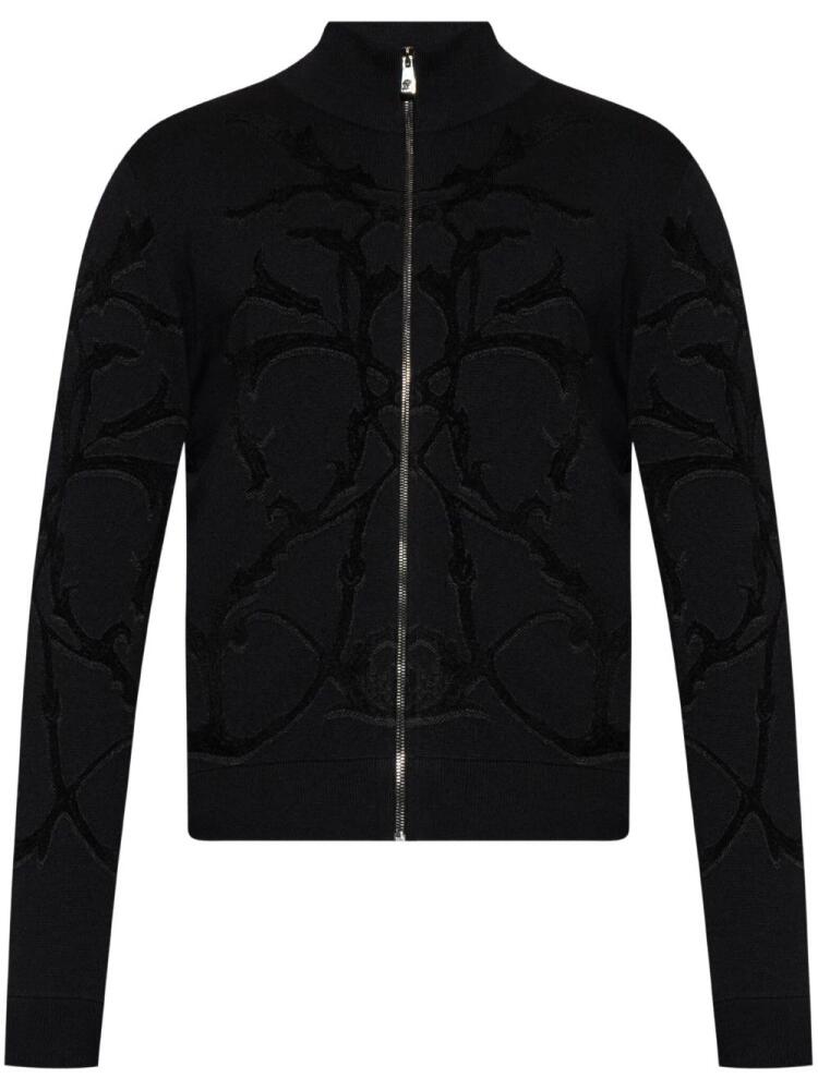 Versace zip-up cardigan - Black Cover