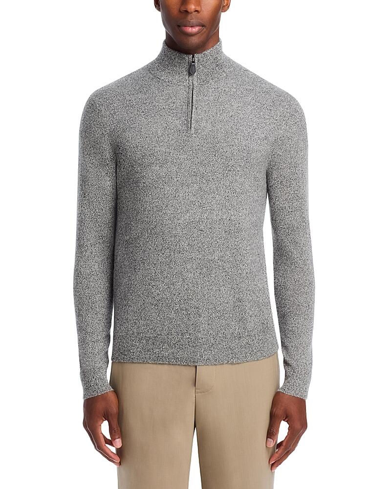 The Men's Store at Bloomingdale's Grey Twist Cashmere Half-Zip Sweater - Exclusive Cover