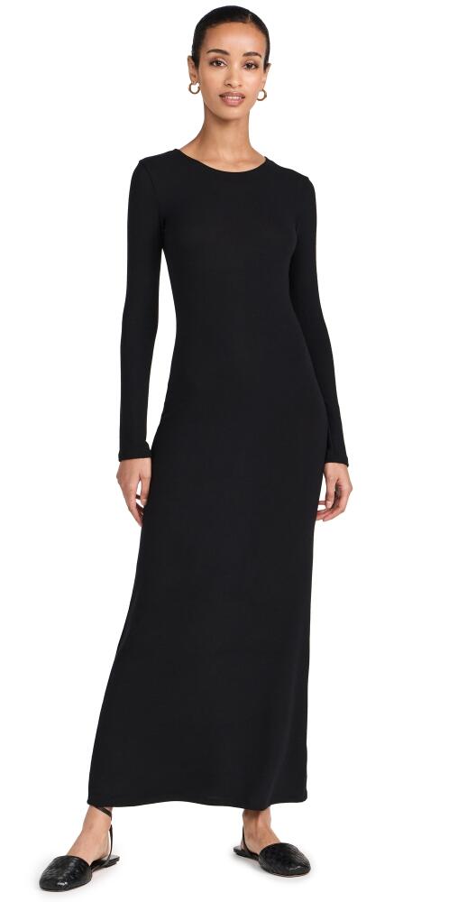 Leset Lauren Long Sleeve Maxi Dress Black Cover