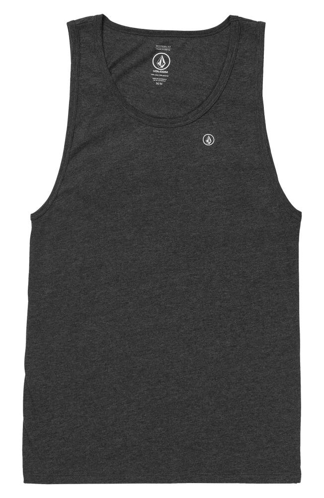 Volcom Solid Tank in Dark Black Heather Cover