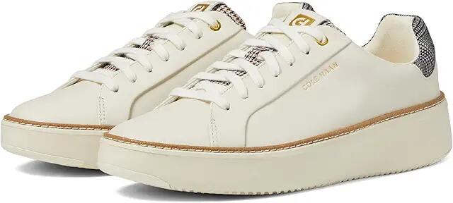 Cole Haan Grandpro Topspin Sneakers (Ivory/Plaid) Women's Shoes Cover